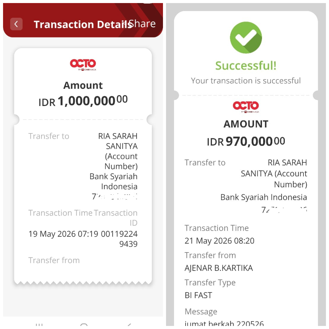 Sedekah Jumat Barokah tgl 22 Mei 2026 